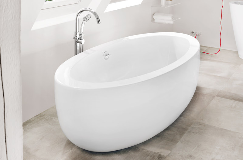 80005 1 - Melodia - freistehende Duo-Acrylbadewanne